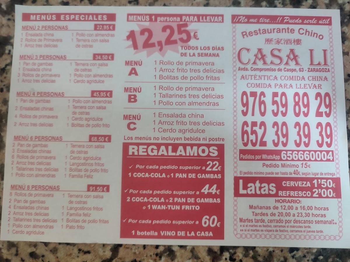 Menu Restaurante Casa Li-3