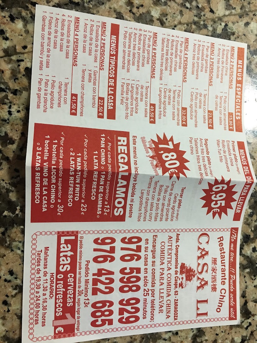 Menu Restaurante Casa Li-8